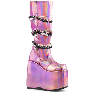 Demonia Cult Hologram Boots