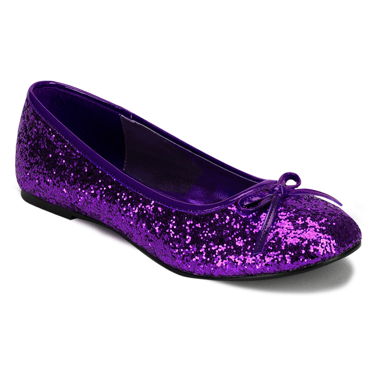 Purple Glitter Fairy Ballets Funtasma Star-16G | OtherWorld Shoes