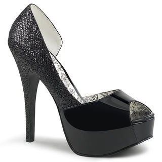D'Orsay Style Wide Width Platform Pumps