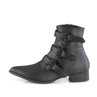 Vampire bat buckle Gothic boots - Warlock-50-b