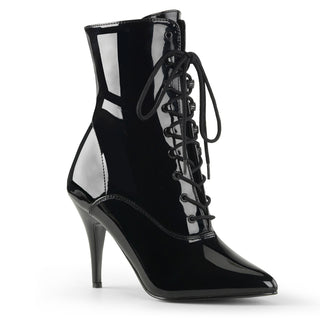 Vanity-1020 Black Patent Ankle Boots