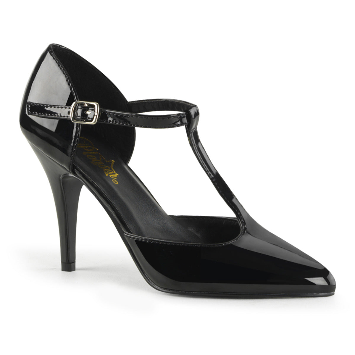 T-Strap D'Orsay Black PA Heels