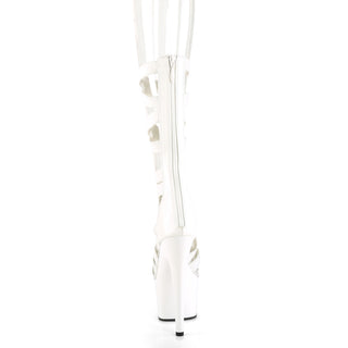white criss cross heels adore-700-48