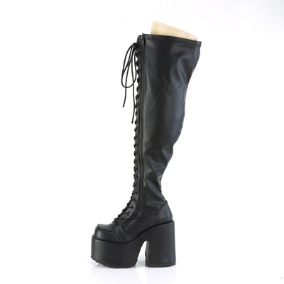 Wide calf boots - Demonia Camel-300wc