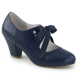 Wiggle-32 Navy Blue Mary Jane Pumps